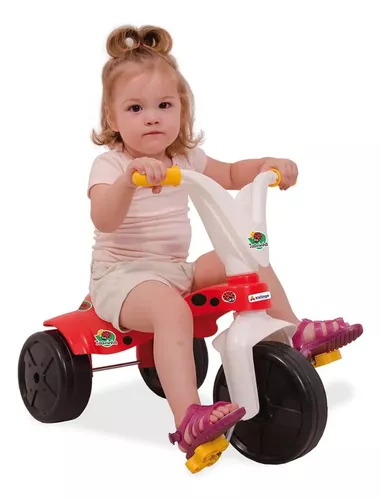 Motoquinha Triciclo Infantil Joaninha Xalingo Com Pedal